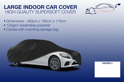 Large black indoor car - large,