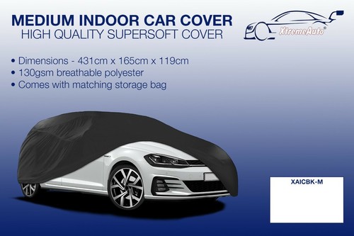 Medium black indoor car - black,